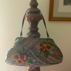 🎉Fabulous chic beaded stitched bag🪭Boho